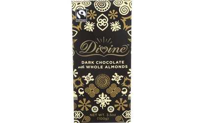 Dark Chocolate with Whole Almonds Bars ( 10 - 3.5 oz bars )