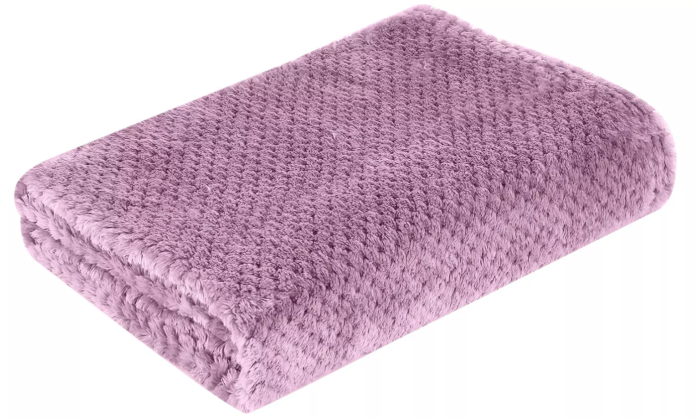 iMounTEK Soft & Warm Fluffy Sherpa Dog Blanket Cozy & Protective Pet Throw