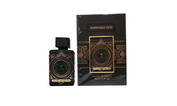 Fragrance World Happiness Oud Extrait De Parfum for Men or Women 2.7 FL. Oz.