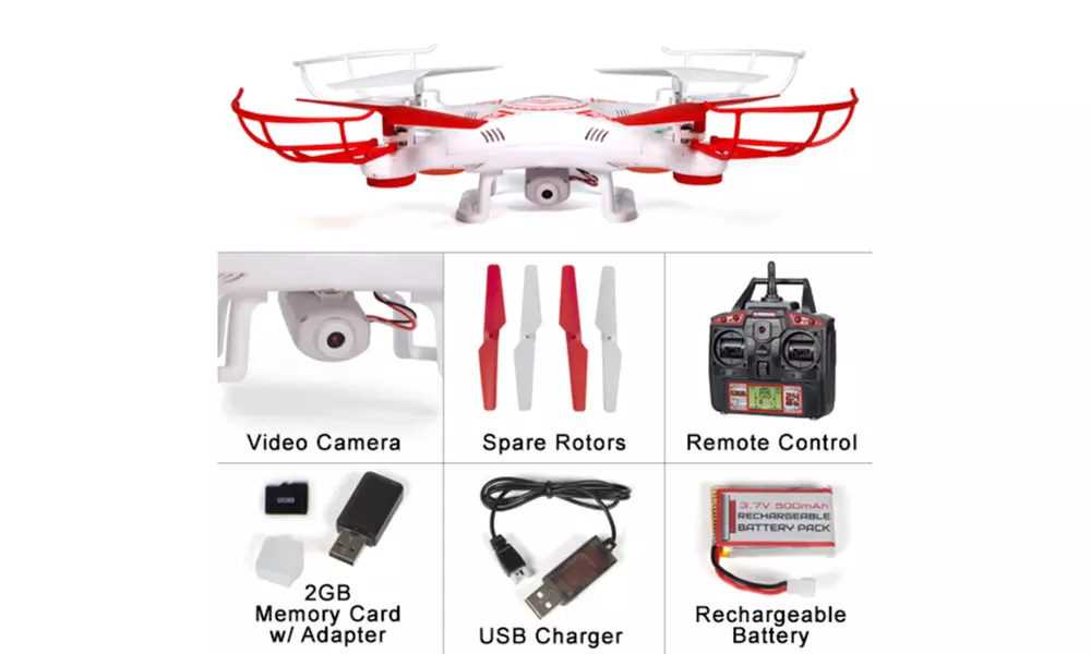 Striker 2.4GHz 4.5CH RC Camera Spy Drone - Striker , Striker-X or Live-View - Primary Image