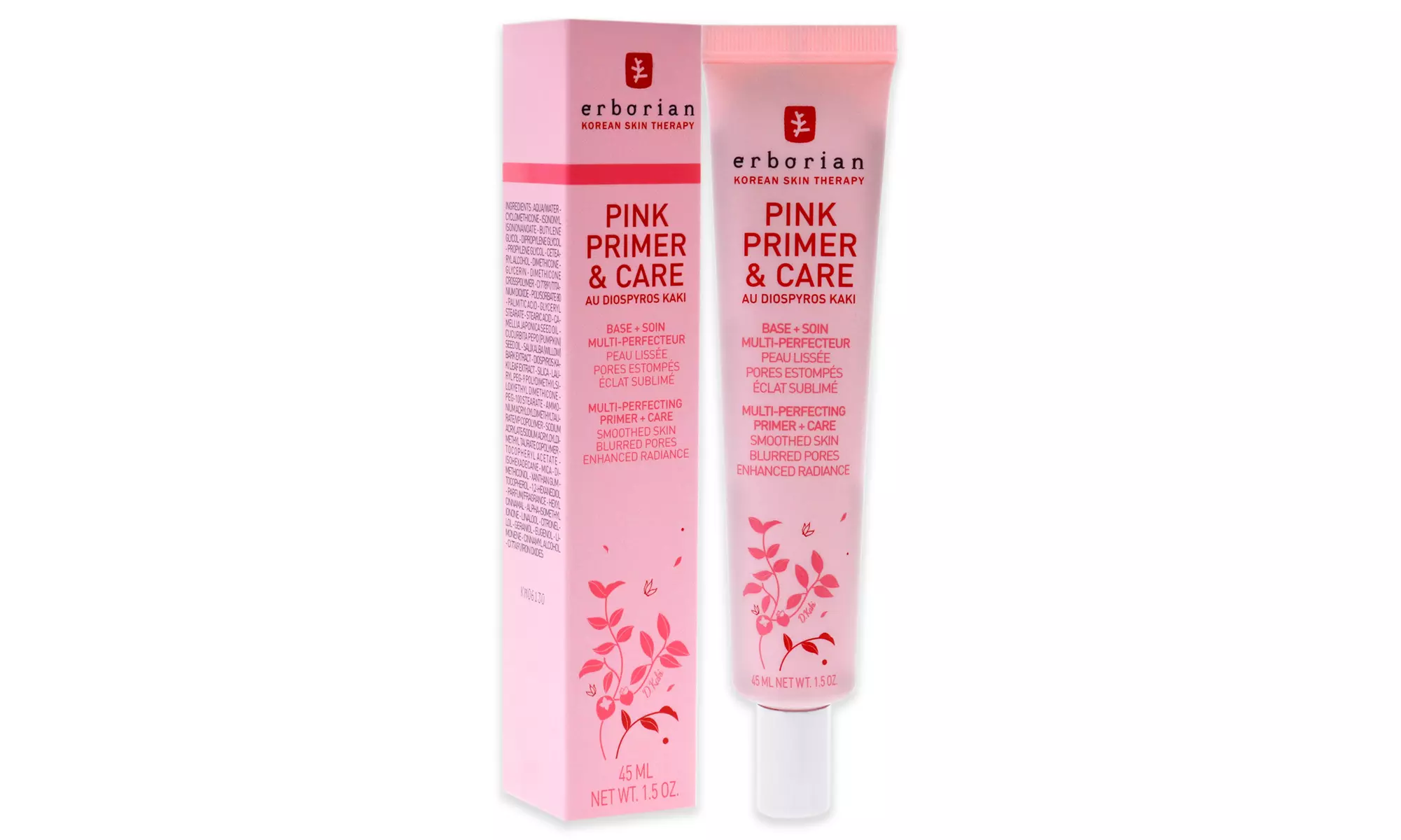 Pink Primer and Care by Erborian for Women - 1.5 oz Primer - Second Medium