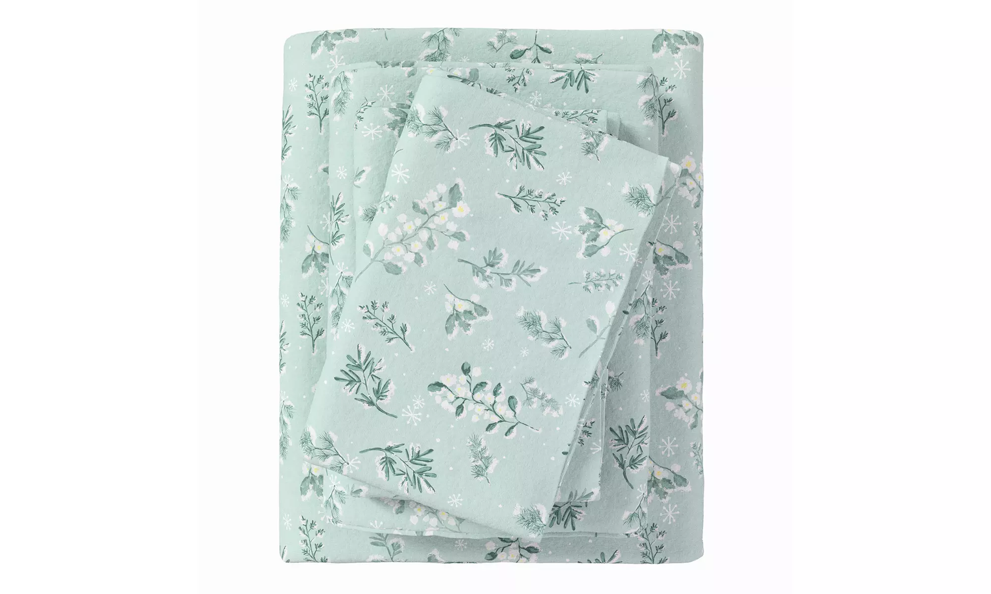 Turkish Cotton Winter-Theme Flannel Sheets Set