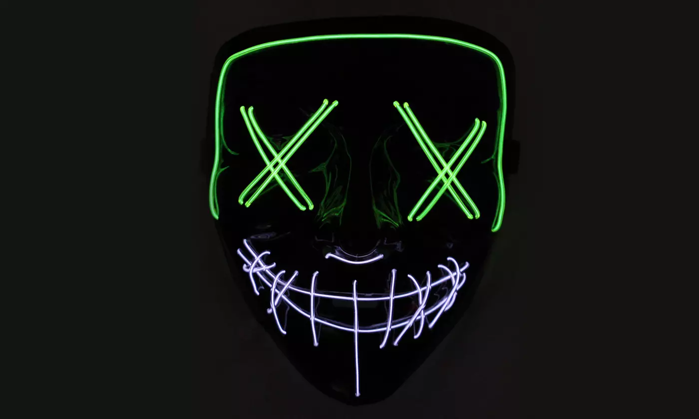 Halloween LED Purge Mask Light Up Funny Masks