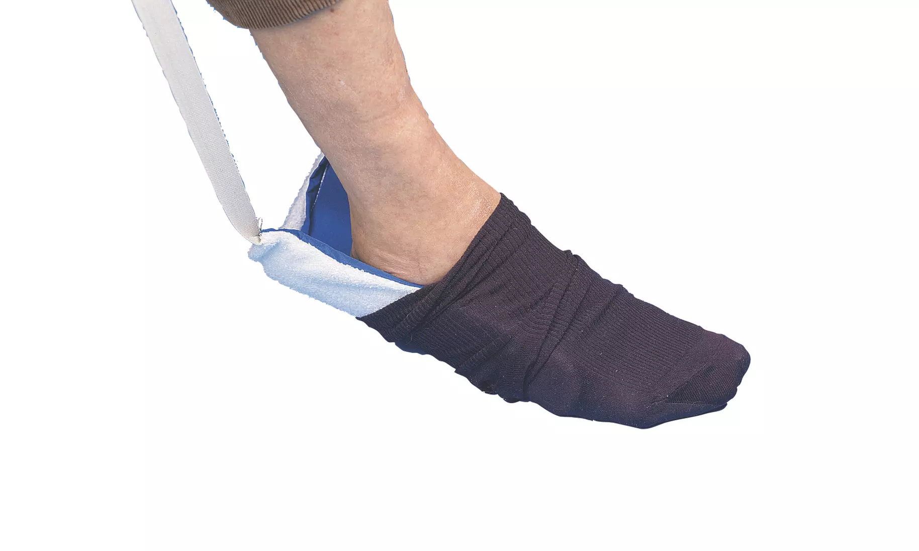 Flexible sock aid, two handles - Second Medium