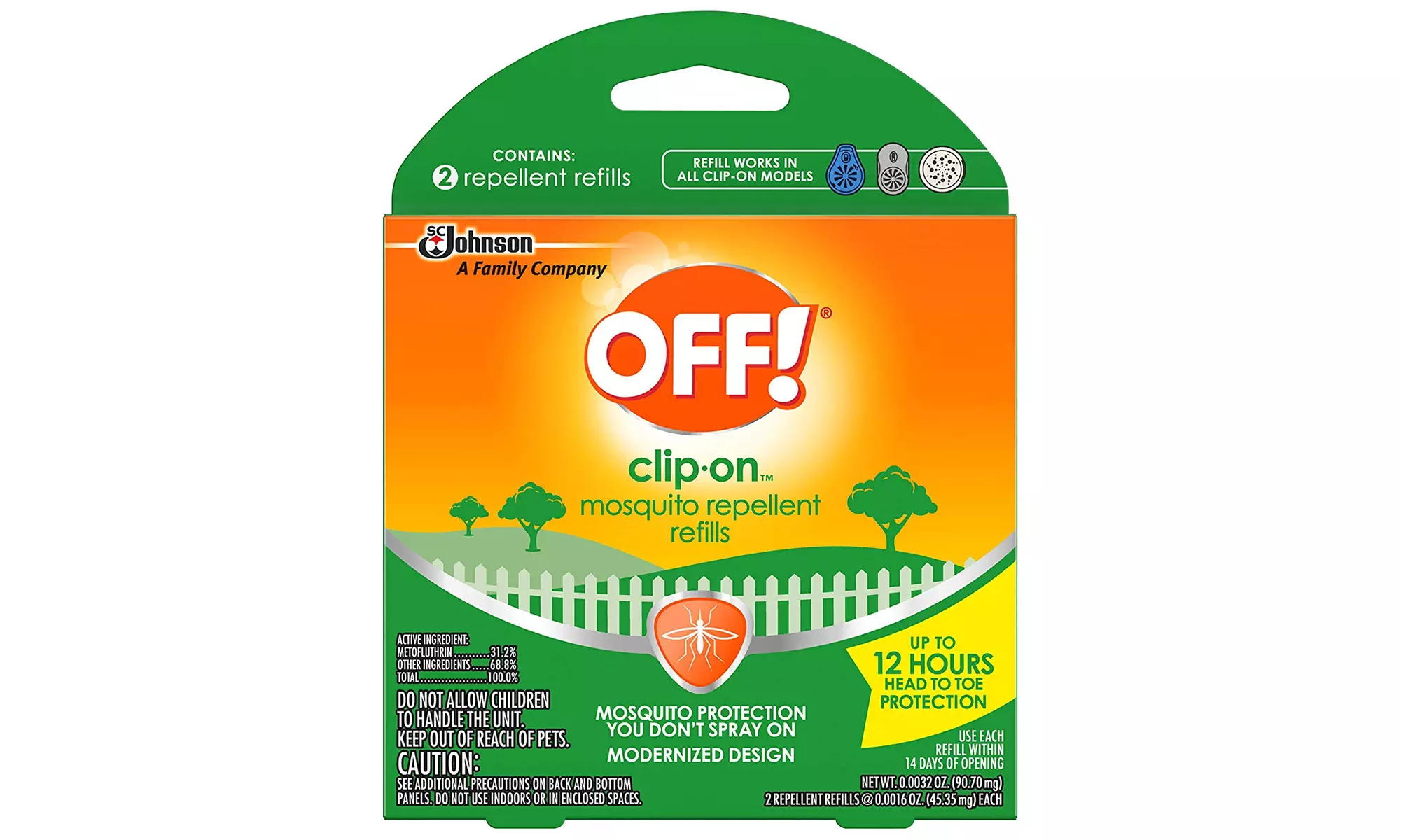 OFF! Variety Pack, 2 Clip On Mosquito Repellent Starter Kit, 2 Clip On Refills - Second Medium
