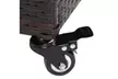 Kinbor Rolling Wicker Outdoor Bar Cart Storage - Second Medium