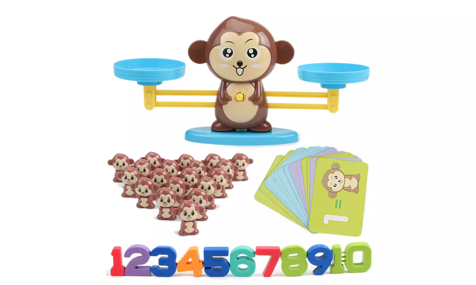 Monkey Digital Balance Scale Toy Early Learning Balance Children Enlightenment - Second Medium