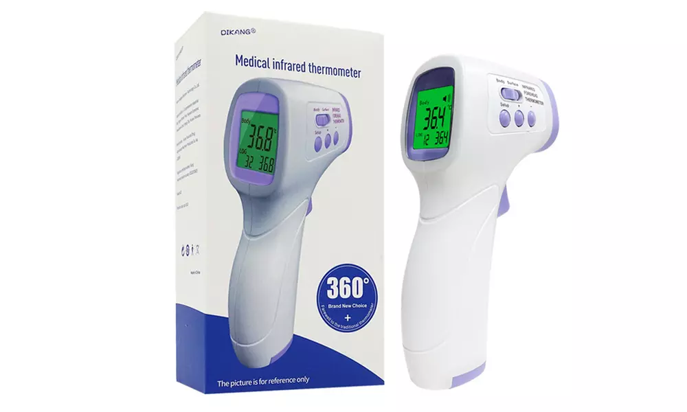 Non-contact Infrared IR Thermometer, Fever Alarm Body Temperature Monitor - Primary Image