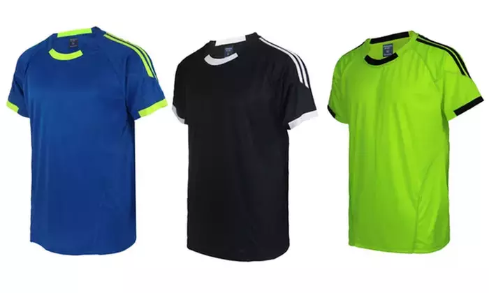 Lee Hanton Men's Active Block Performance T-Shirt - Primary Image