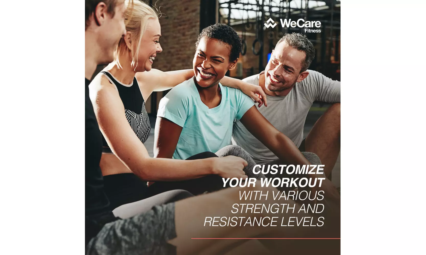 WeCare Fitness Resistance Hand Grip Strength Trainer Adjustable Non-Slip - Black