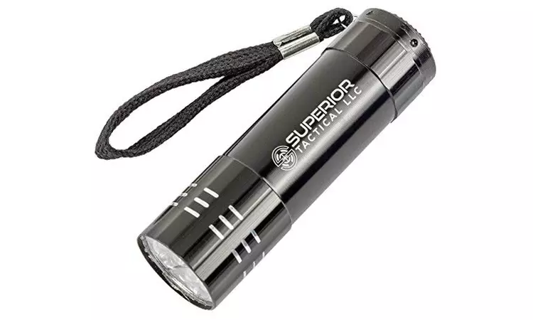 Superior Tactical 9 LED Mini Aluminum Flashlight with Lanyard - Primary Image