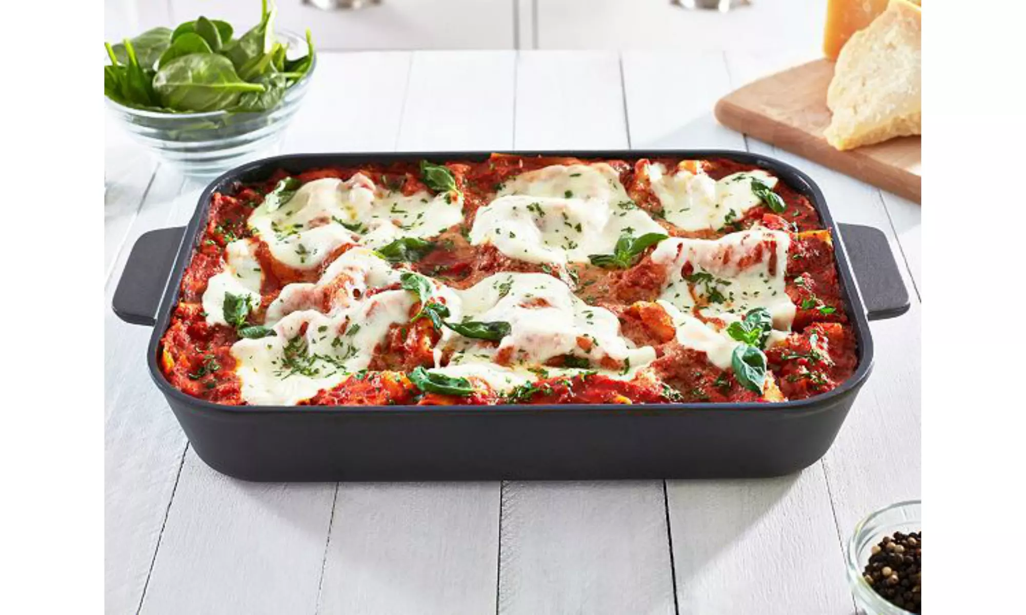 9" x 13" Nonstick Cast-Iron Baking Pan with Even Heat Distribution - Primary Image