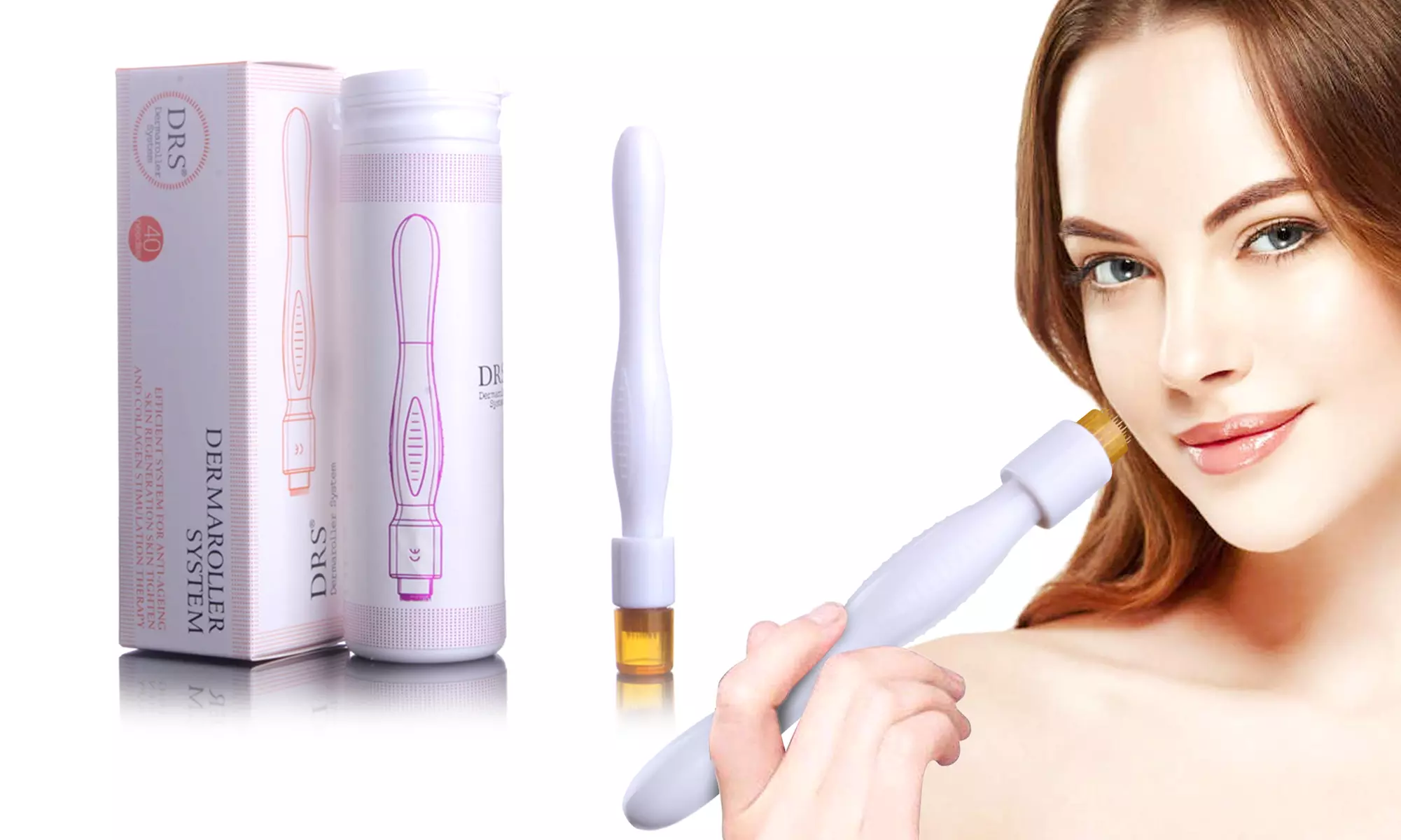 3.0mm Microneedling Pen Derma Auto Pen 40Needles Derma Pen Skin Care - Primary Image