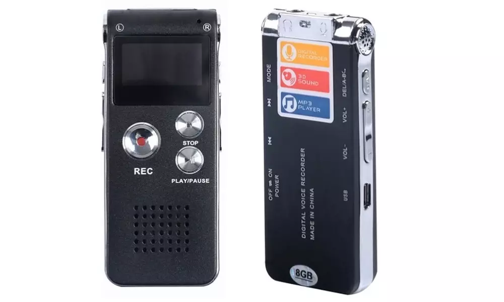 Stylish 8 GB USB Audio Recorder - Second Medium