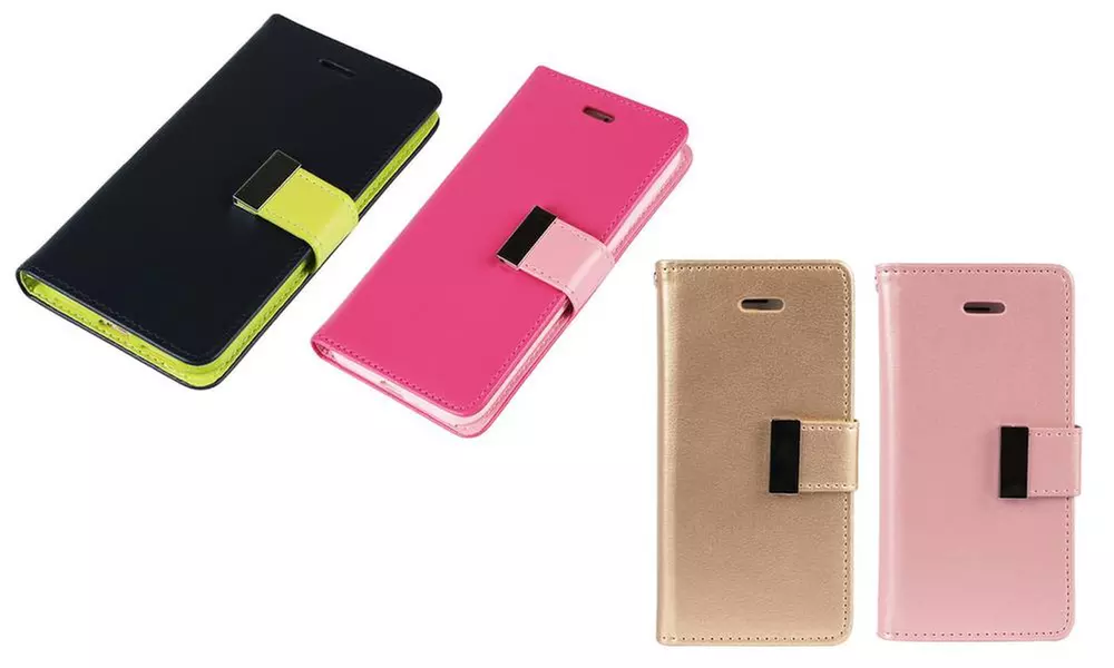 Dual-Folio Wallet Case for iPhone 5/5S/SE, 6/6S, or 7 - Primary Image