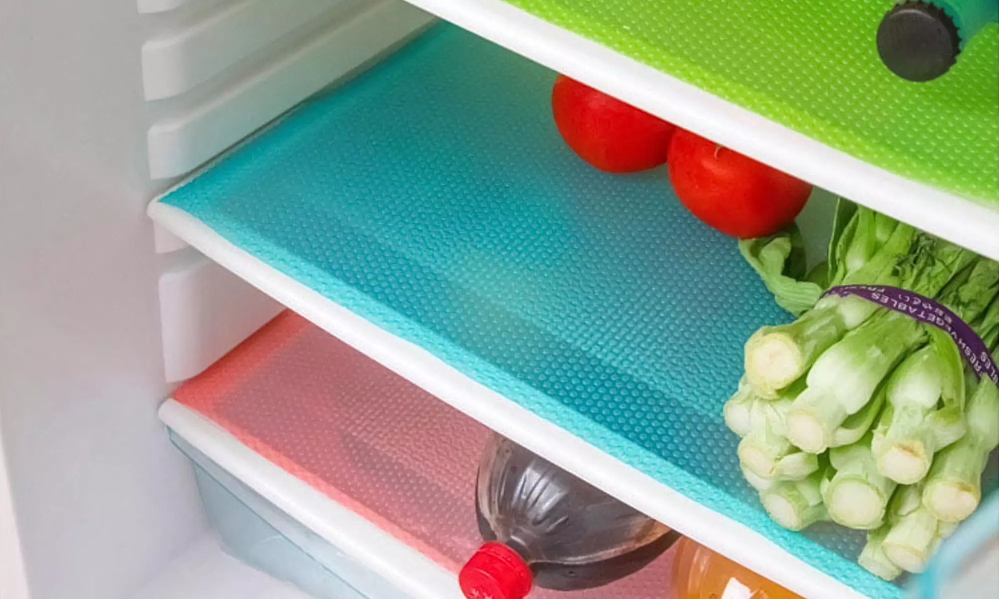 8 Pcs Refrigerator Liners Fridge Liner and Mats for Refrigerator Shelf Liners - Primary Image