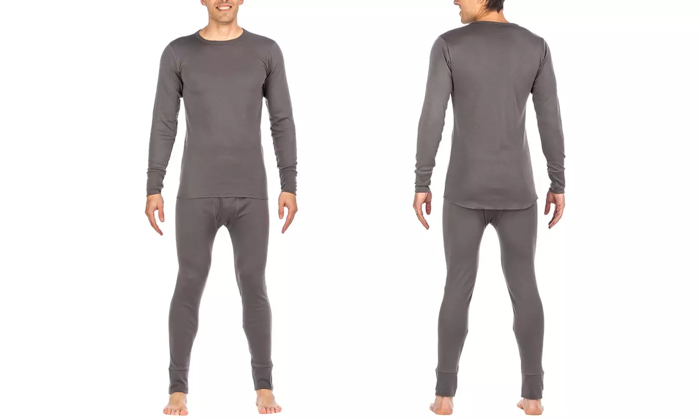 Men's 'Soft Comfort' Premium Thermal Base Layer Set (2-Piece) - Second Medium