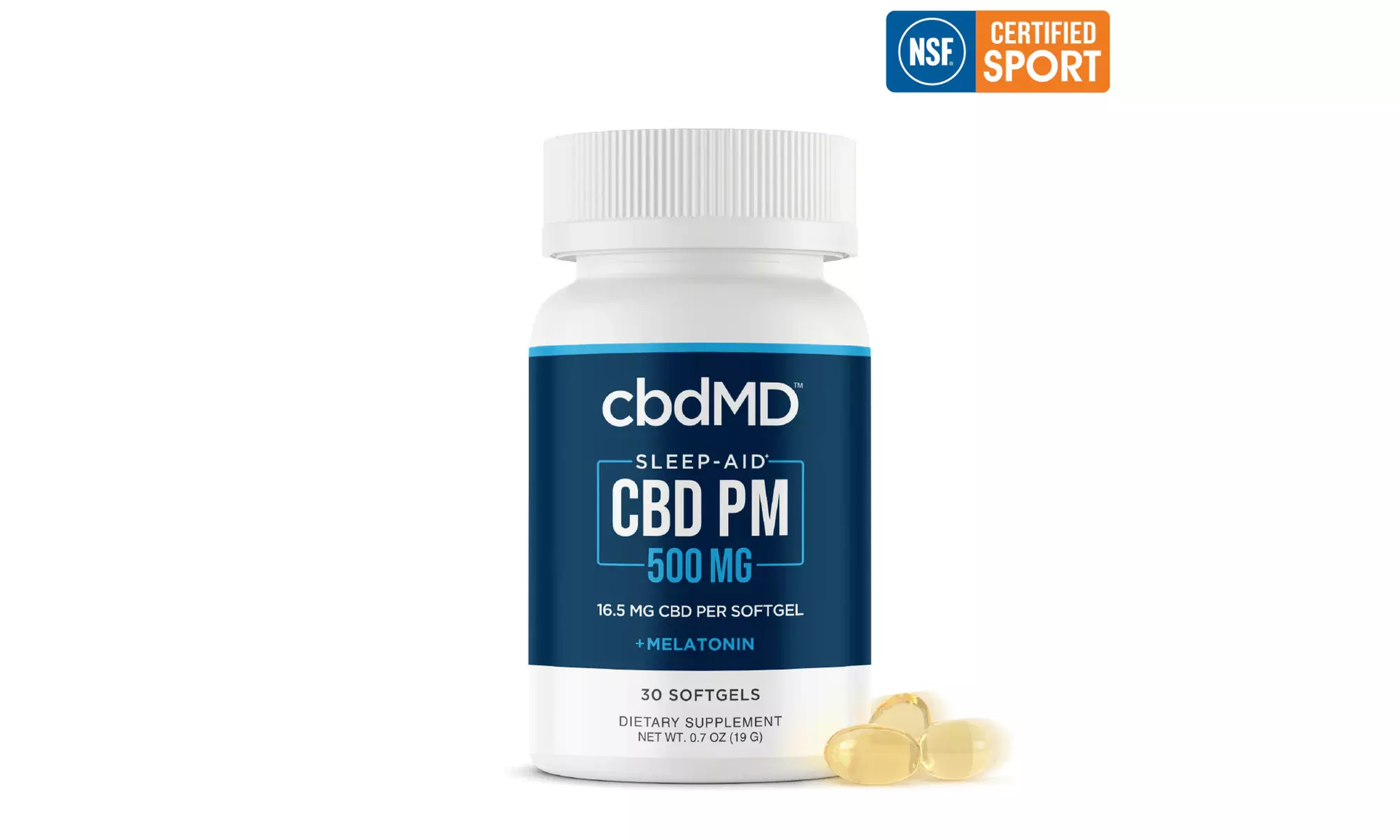 Sleep, Focus, & Calming CBD Capsules (Multiple Options) from cbdMD