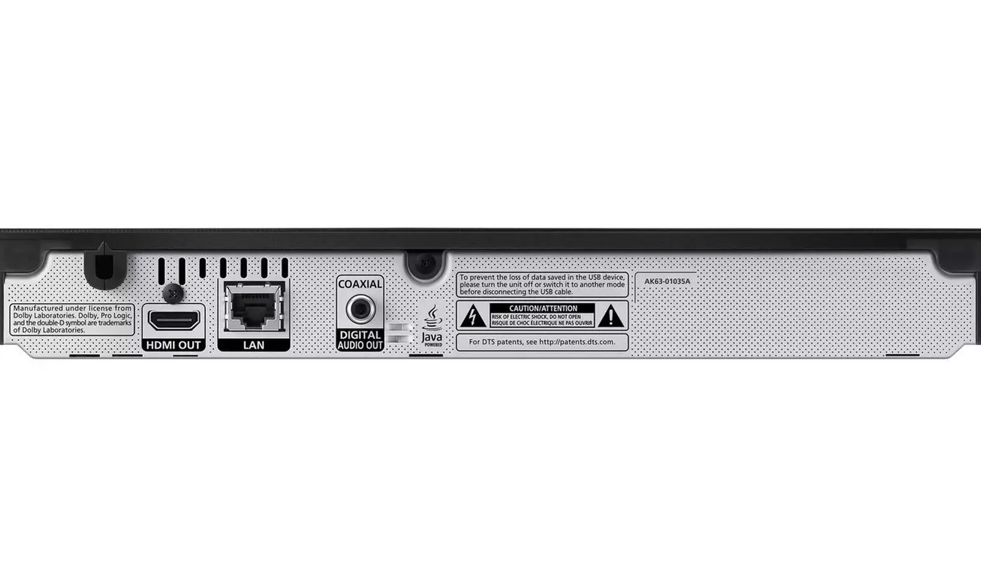 Samsung Smart Blu Ray DVD Player with Built-In Wi-Fi & 250plus Apps - Second Medium
