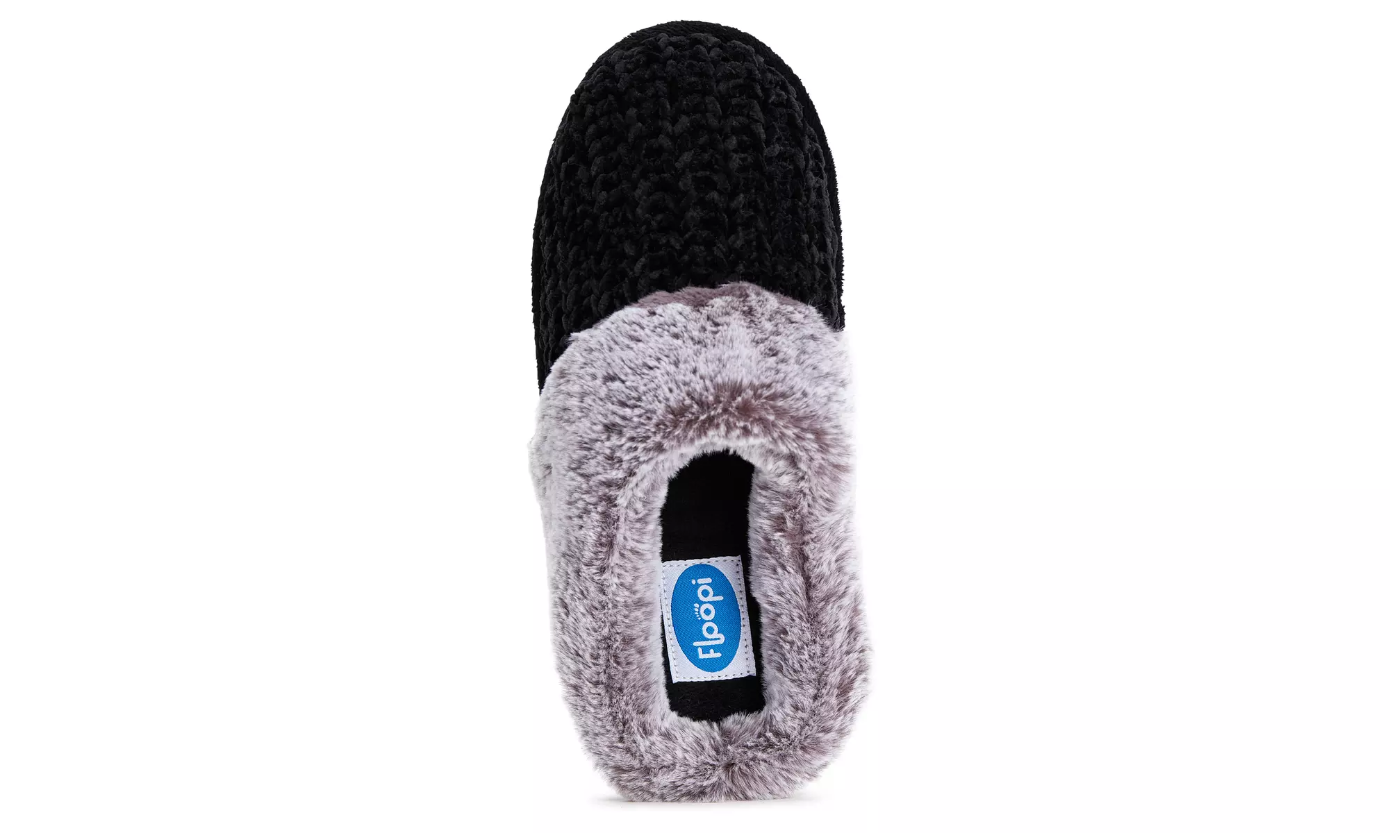 Floopi Women's Soft Cuff Chenille Knit Slippers with Memory Foam