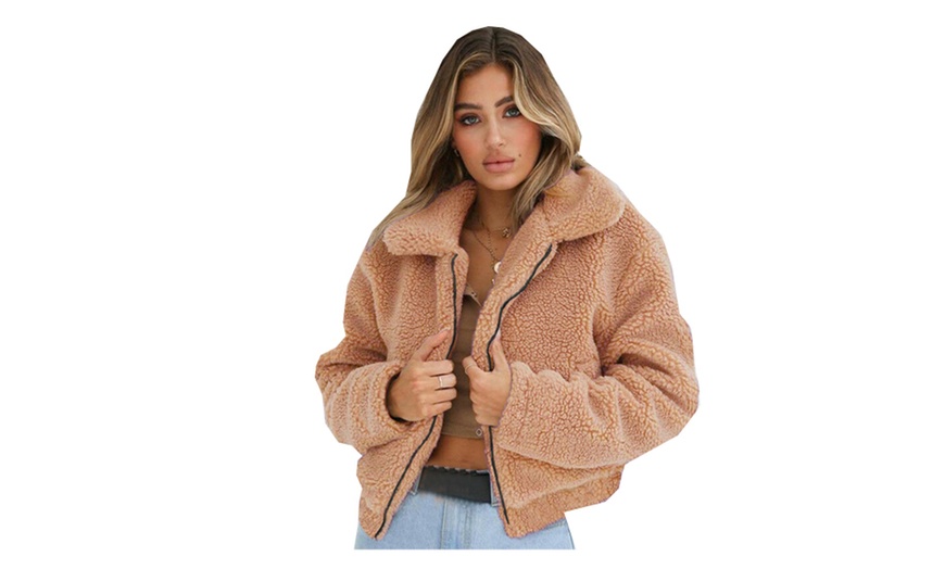 Groupon clearance teddy coat