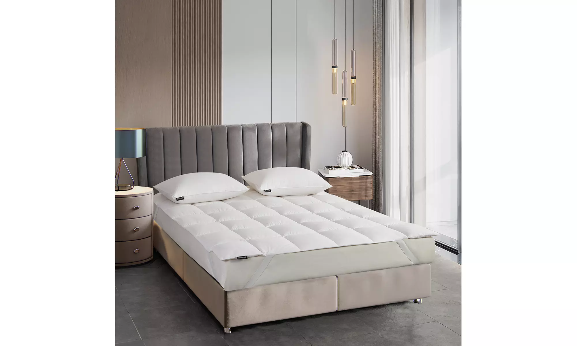BeautyRest Tencel & Cotton Breathable RDS Down Mattress Topper - Primary Image