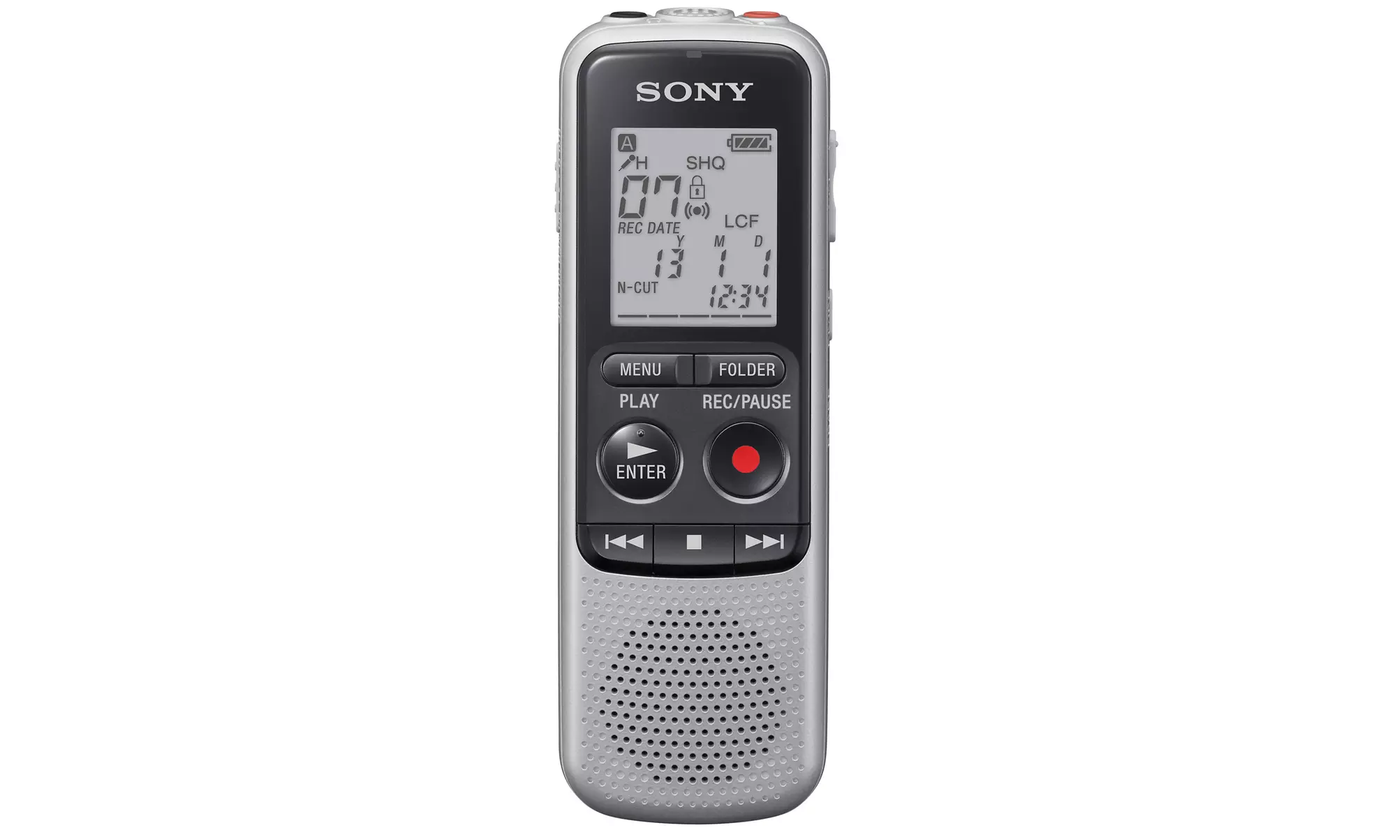 Sony ICD-BX140 4GB Digital Voice Recorder with Case and Batteries Bundle - Primary Image
