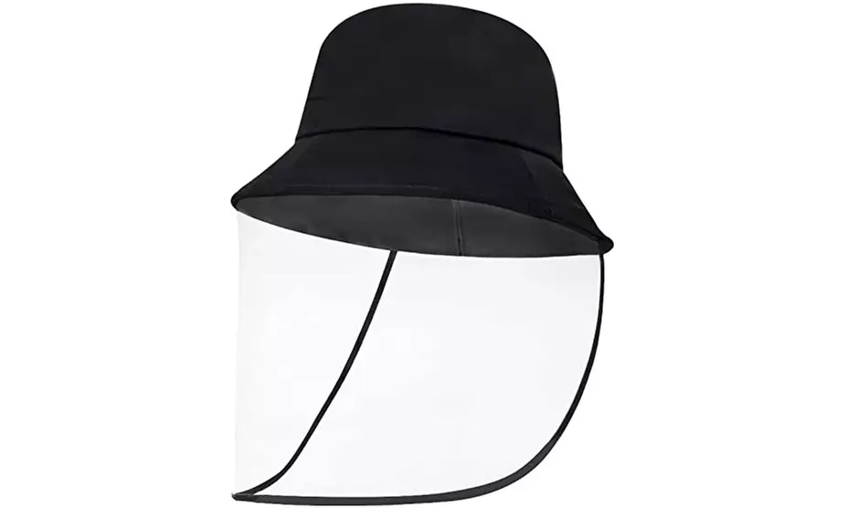 Bucket Hat Face Shield Visor Protection Hats Fisherman Hat Face Cover Mask  - Second Medium