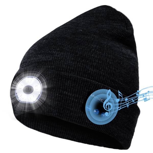 groupon beanie hat with light