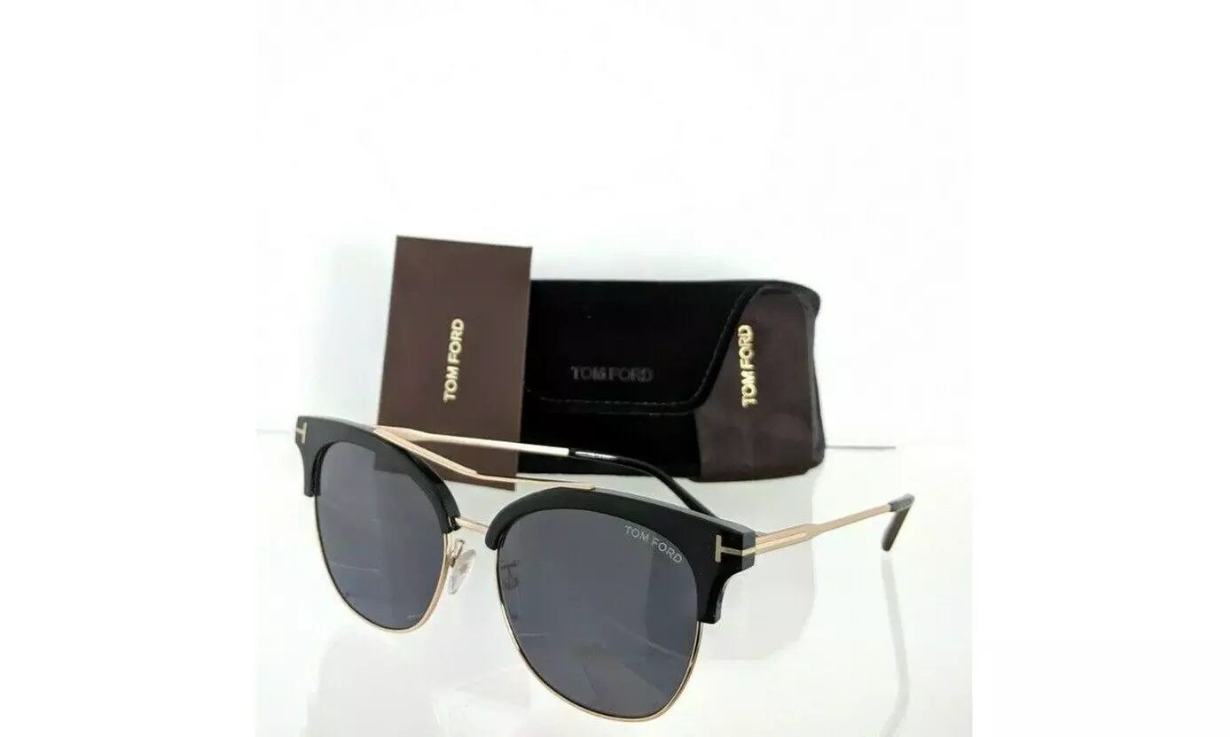 AUTHENTIC Tom Ford Black & Gold Sunglasses Tom Ford Sunglasses Lionel Polarised Gold Black Navigator  main image 3