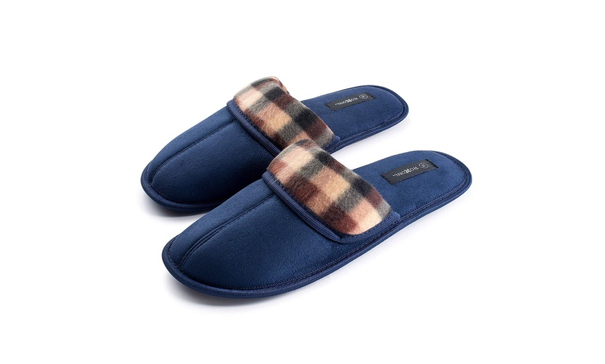 suede scuff slide slippers