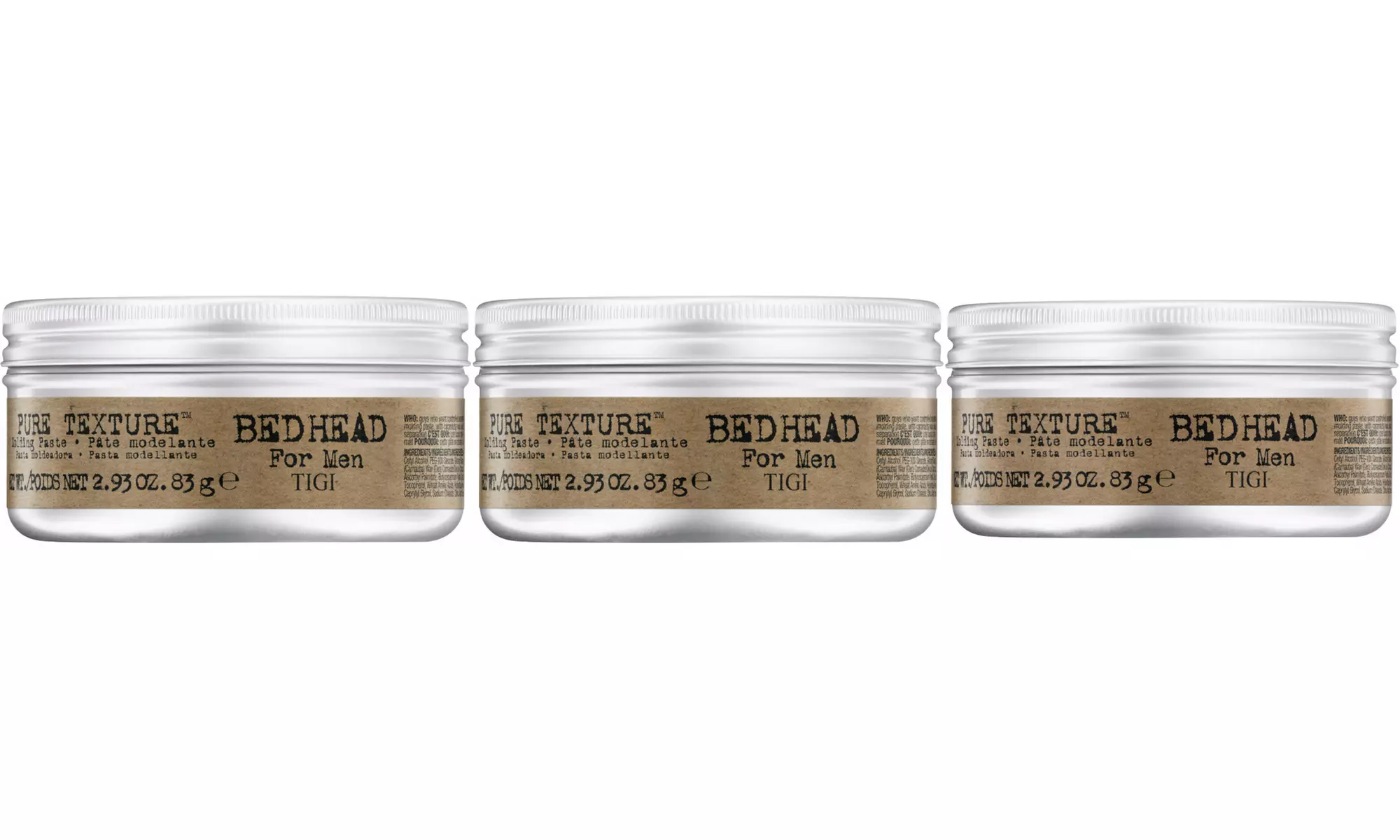 TIGI Bed Head for Men Pure Texture Molding Paste 83 g/ 2.93 oz. - Second Medium