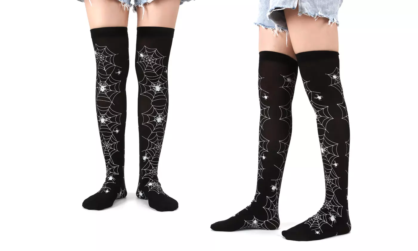 Women's Knee High Halloween Socks
