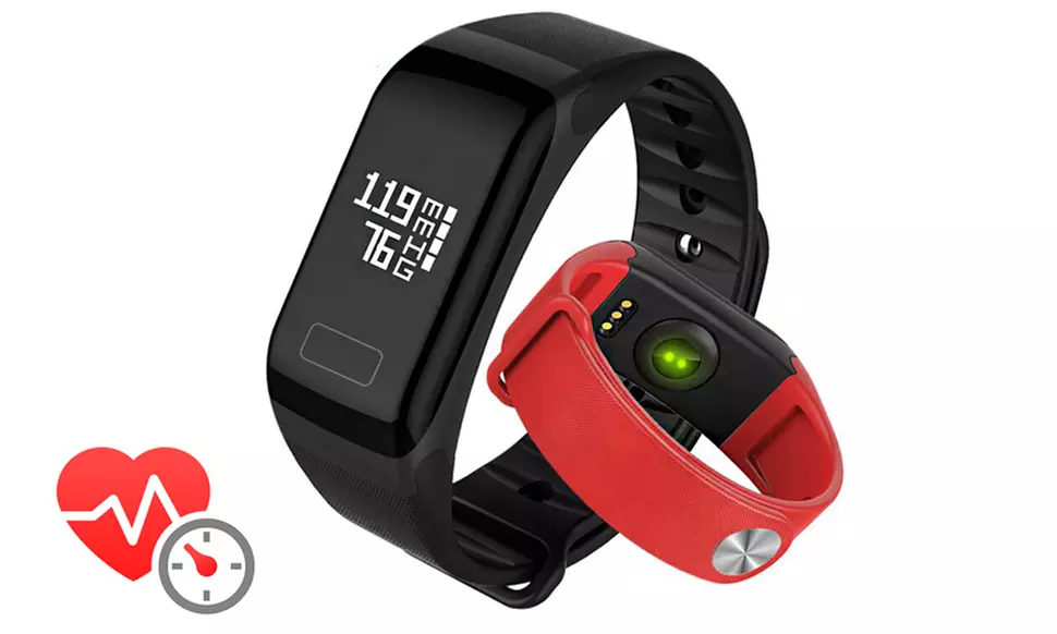 Smart Bracelet Fitness Tracker with Oximeter Blood Pressure Heart Rate Monitor - Primary Image