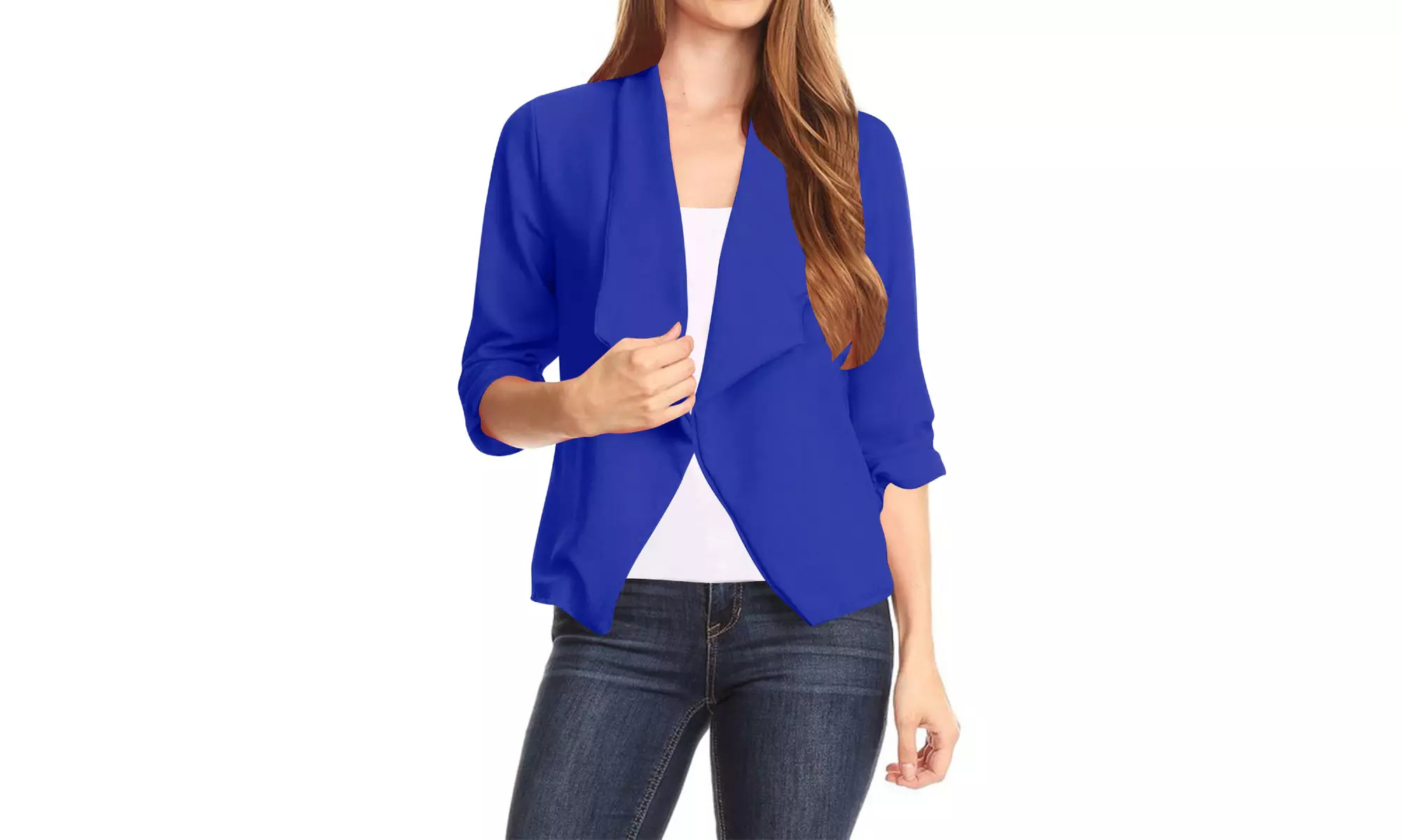 Women's Casual Office Wear Basic Solid Blazer Jacket