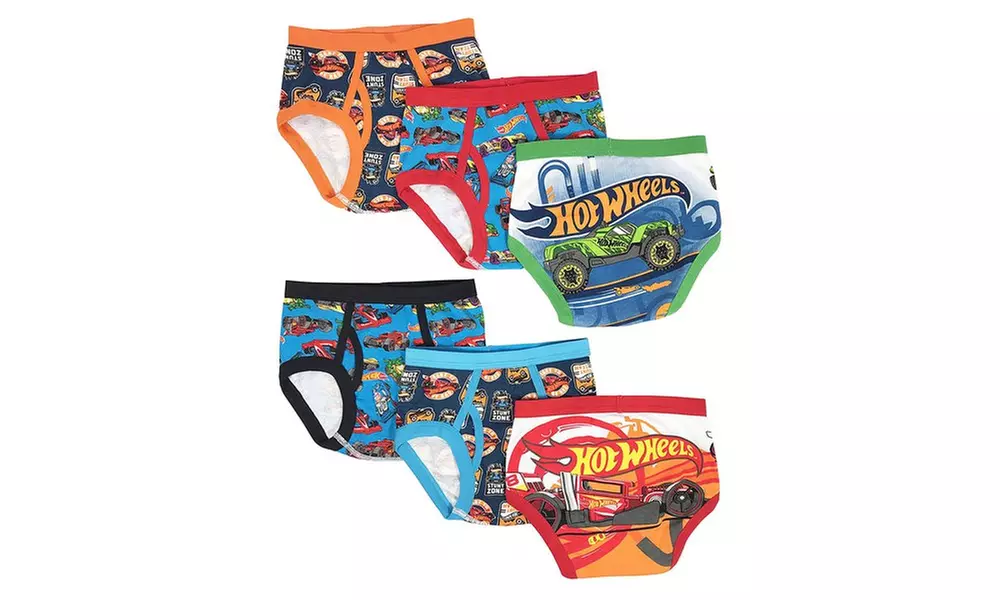 Hot Wheels Boys Briefs Underwear (6-Pack) (Available in 2T-8) - Primary Image