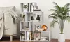 One or Two Pieces of Costway S-Shaped Stepped Bookshelf