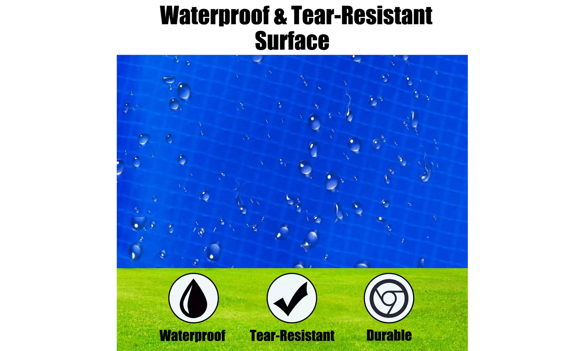 Costway 10FT Trampoline Replacement Safety Pad Bounce Frame Waterproof Spring