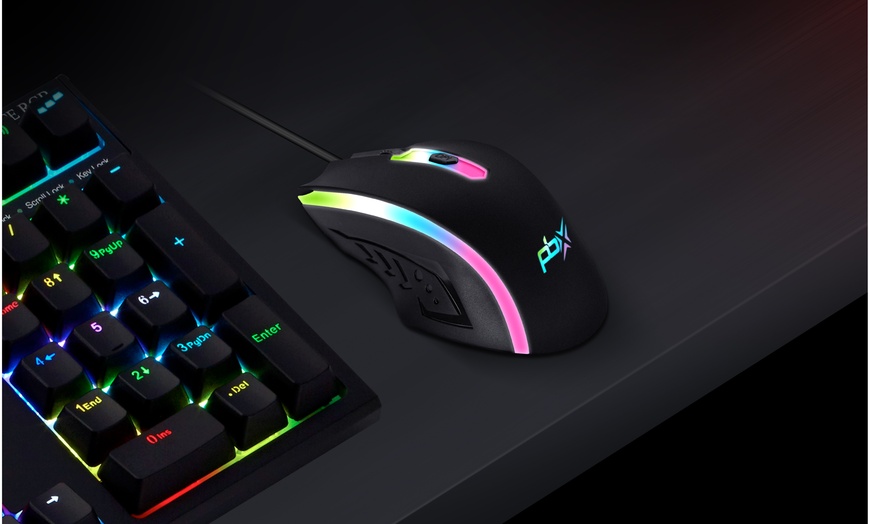 PBX Soldier Wired Gaming Mouse, Ergonomic, Wired, RGB Backlit, Gaming ...