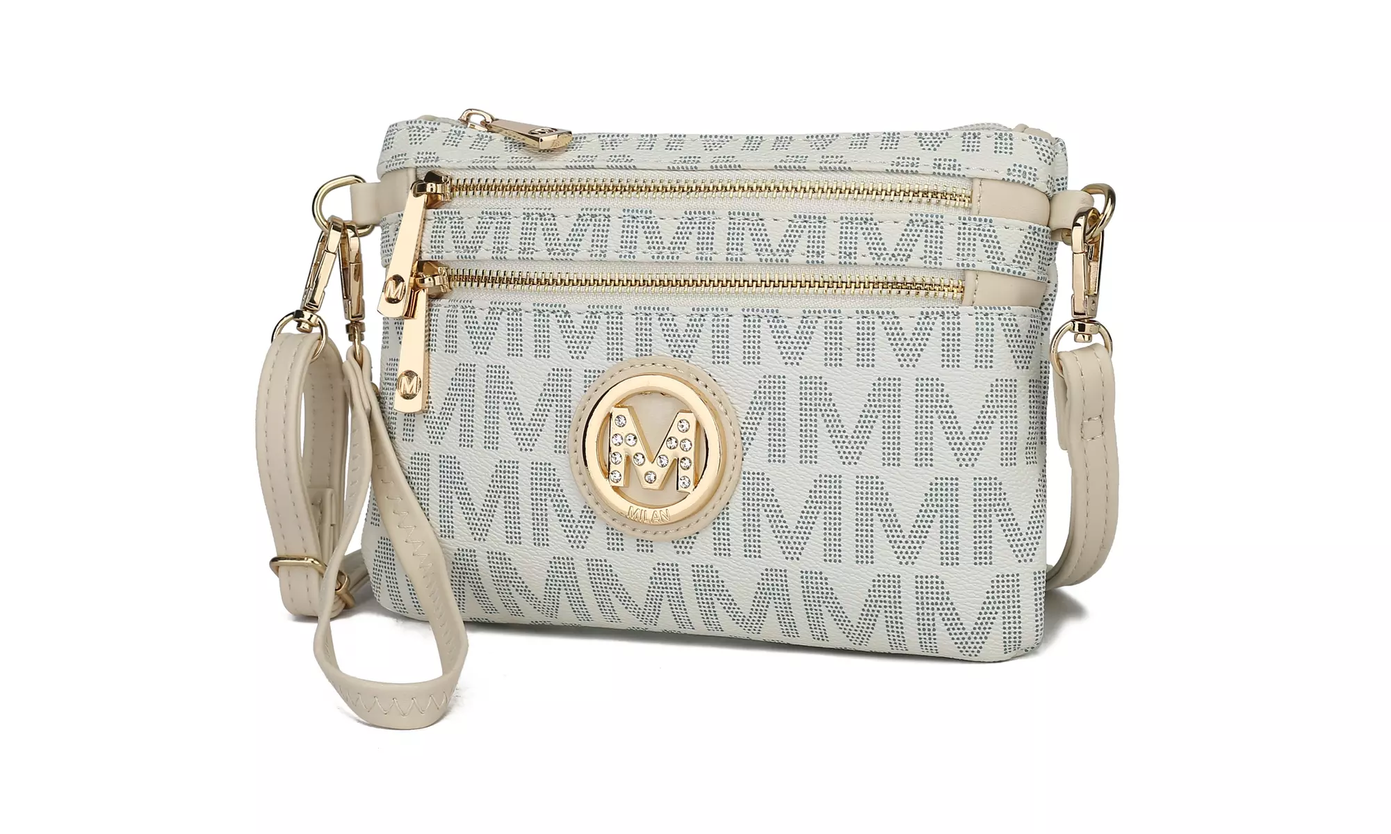 MKF Collection Geneve M Signature Crossbody & Wristlet by Mia K. - Second Medium