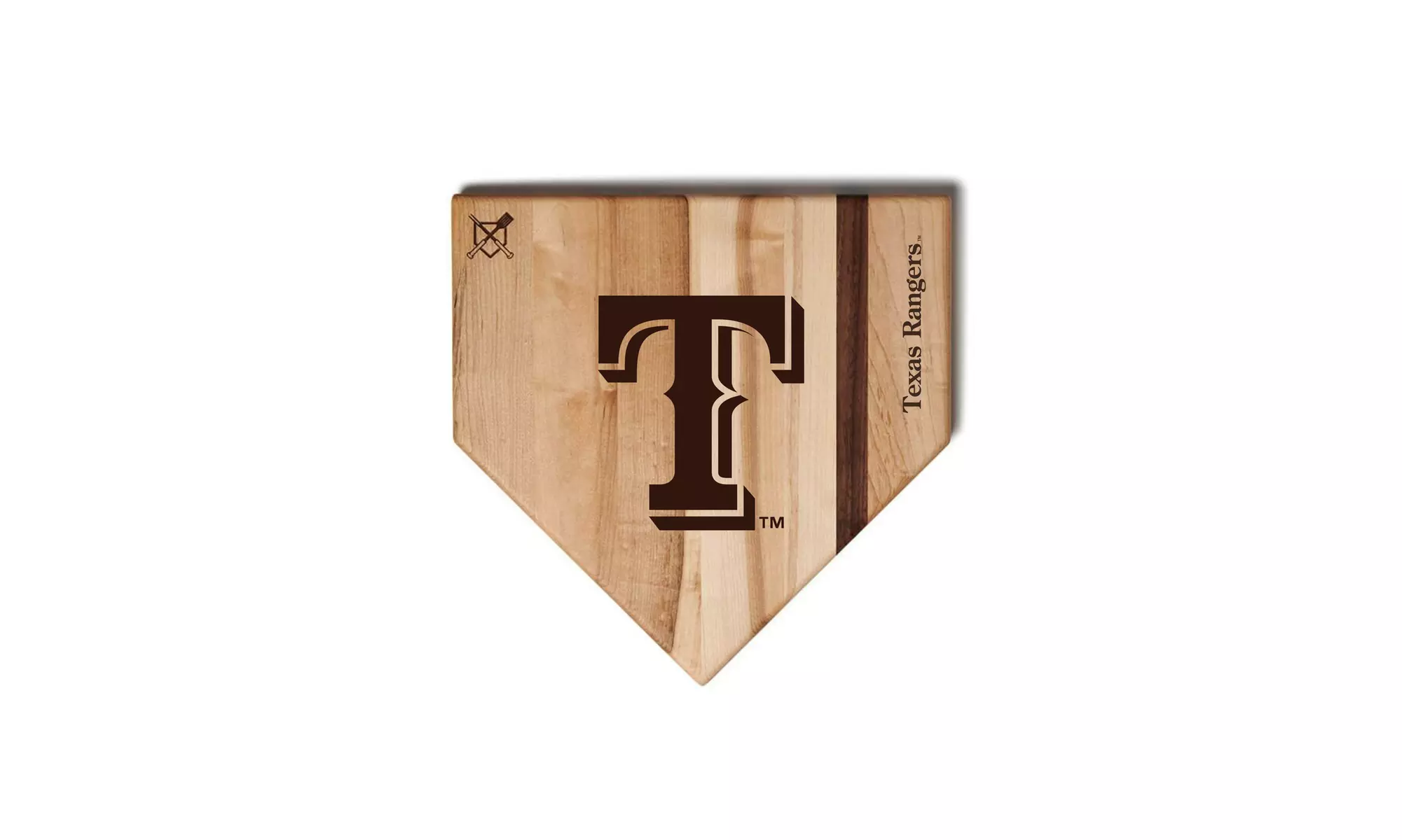 MLB 12-Inch or 17-inch Wooden Home Plate Cutting Board