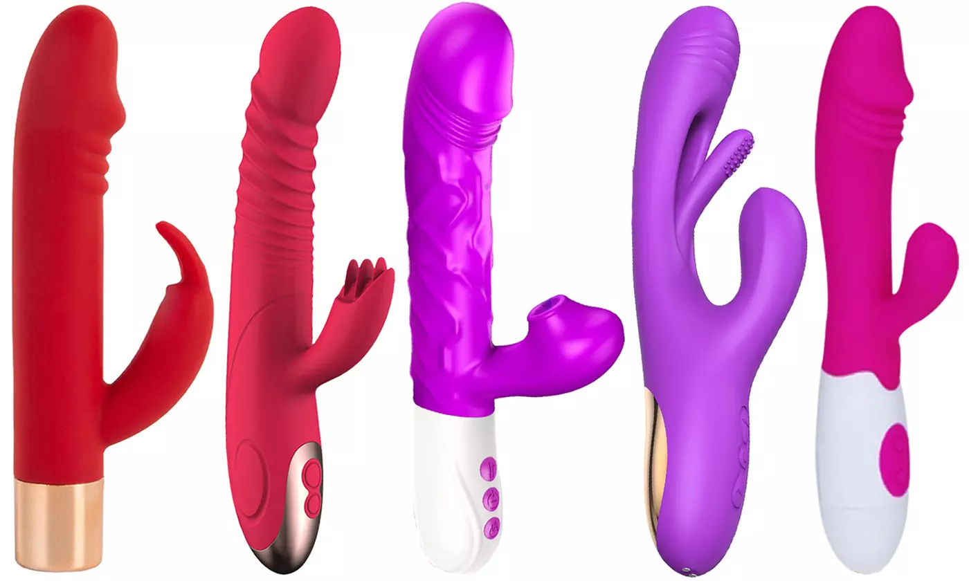Rabbit Vibrators Collection - Powerful Handheld Vibrating Dildo Sex Toy - Primary Image