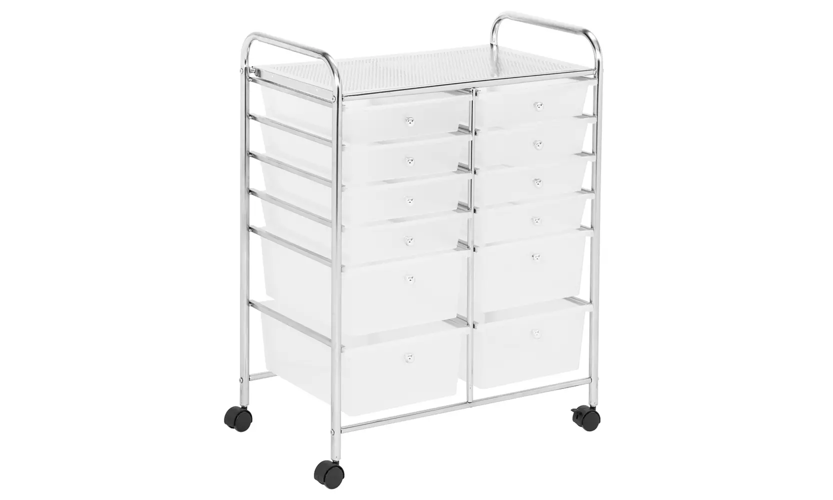 12/15/20-Drawer Rolling Storage Cart Tools Office School Organizer - Primary Image