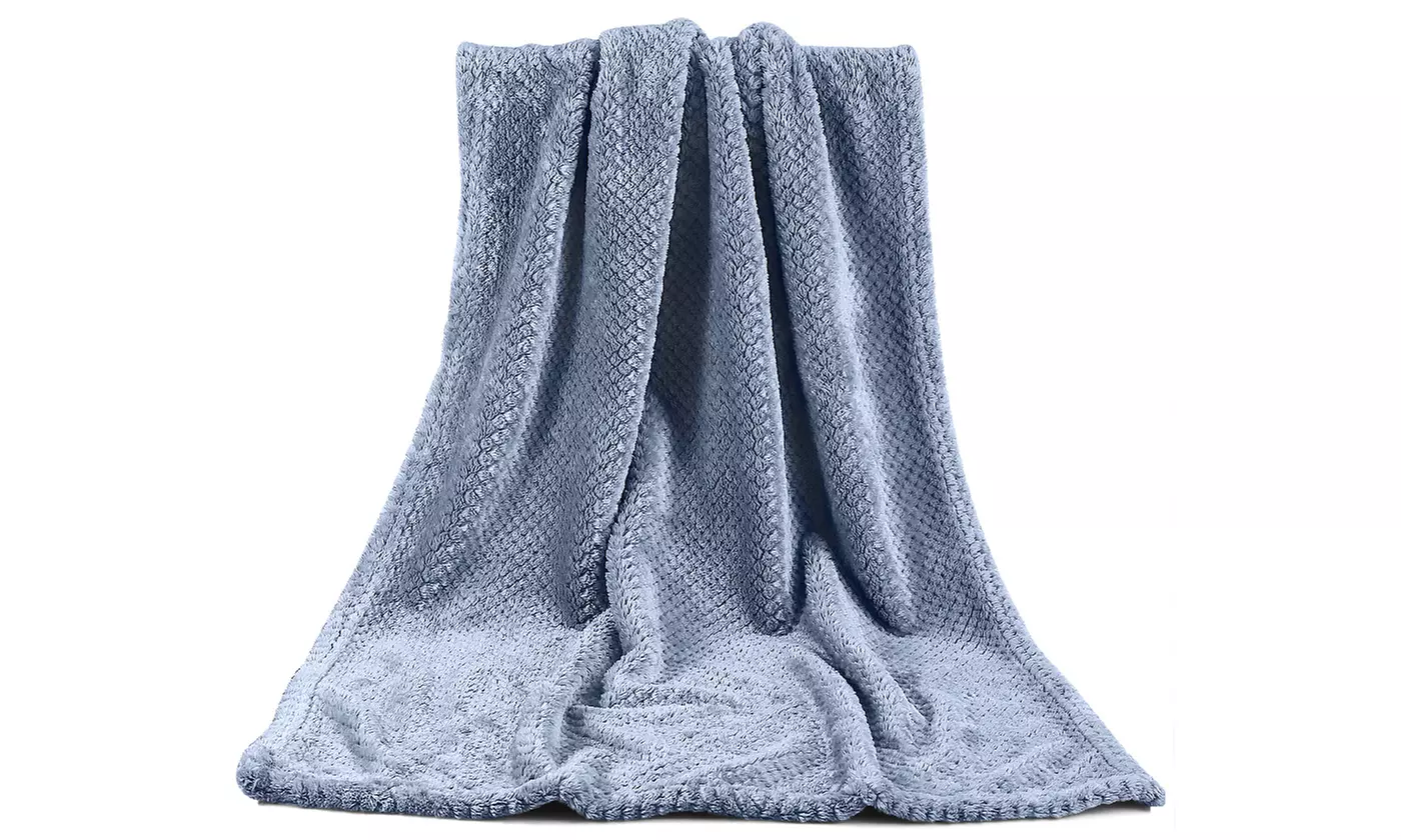 iMounTEK Soft & Warm Fluffy Sherpa Dog Blanket Cozy & Protective Pet Throw