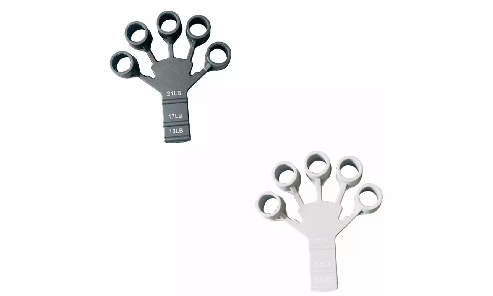 US 1-2 Pcs Hand Grip Strengthener Exerciser Forearm Resistant Level Grip Trainer