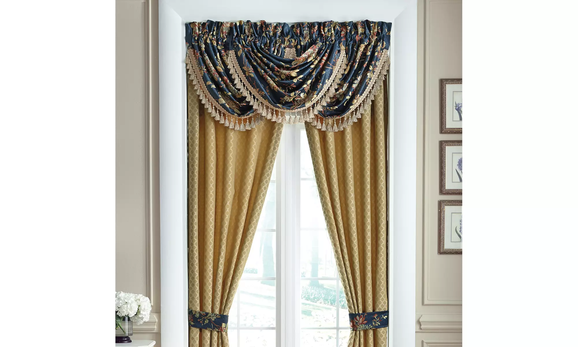 Croscill Calice Waterfall Swag Valance - Primary Image