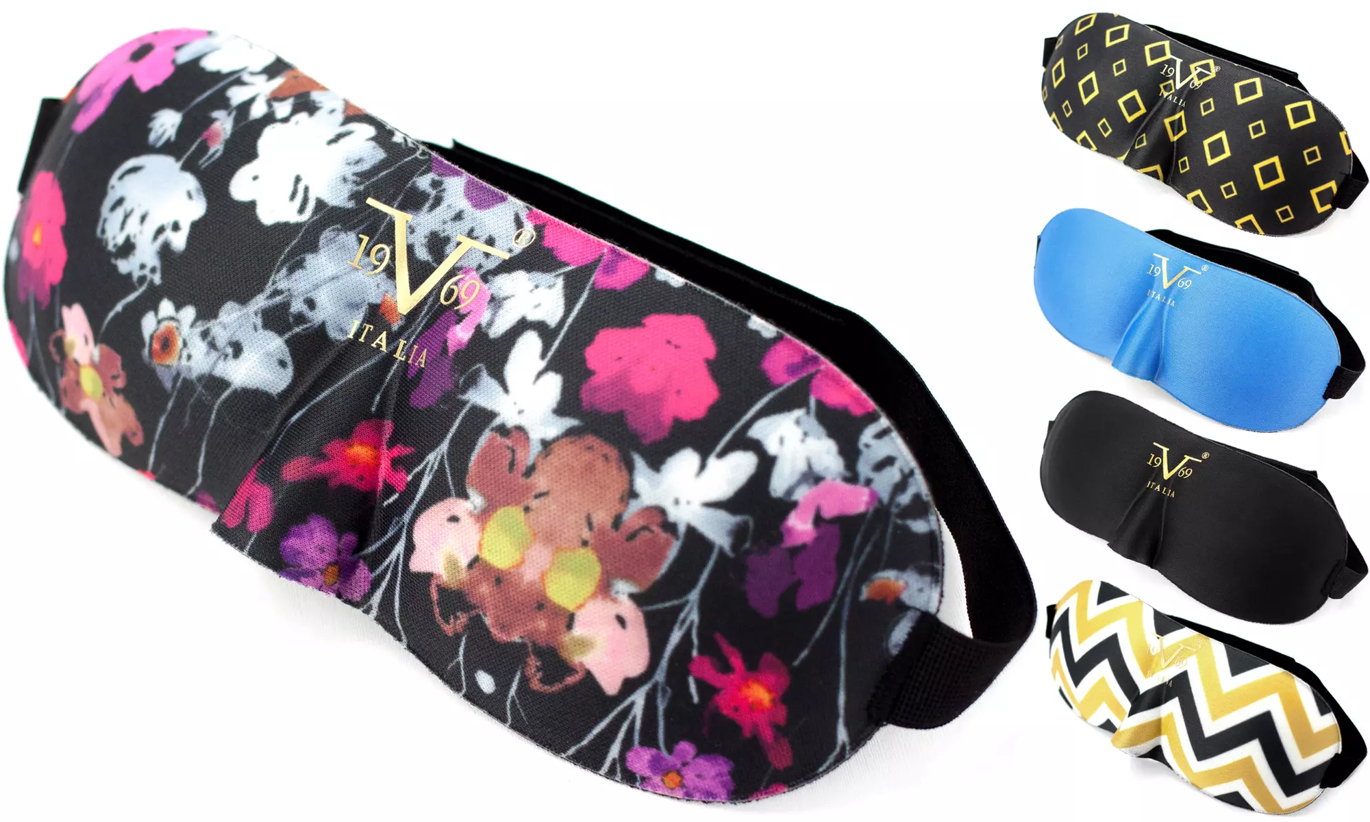 Sleep Mask, Contoured Travel Eye Mask, Airplane Sleeping Blindfold - Primary Image