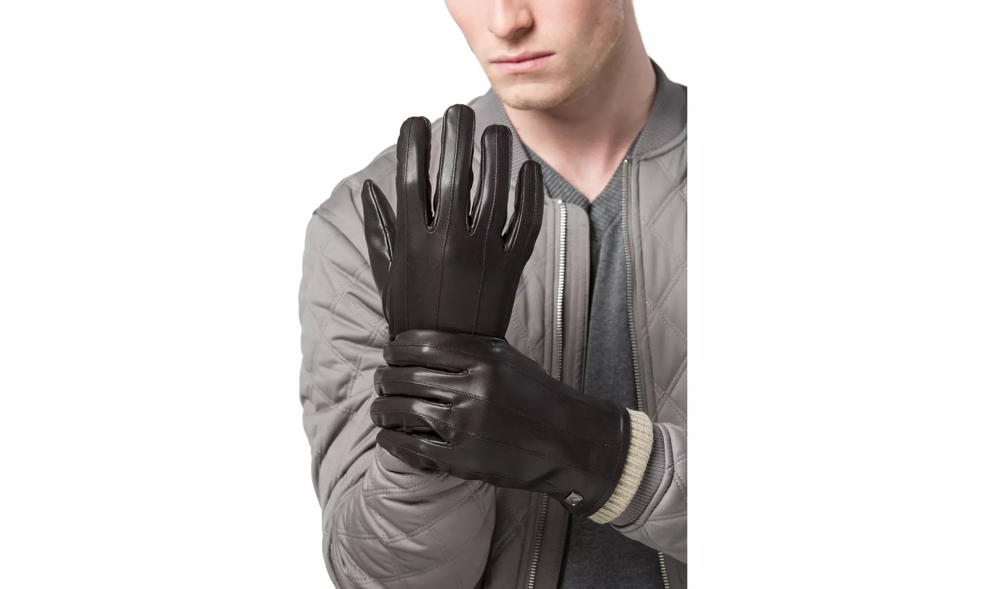 Gallery Seven Fashion Winter Gloves Mens - Lined - Touchscreen