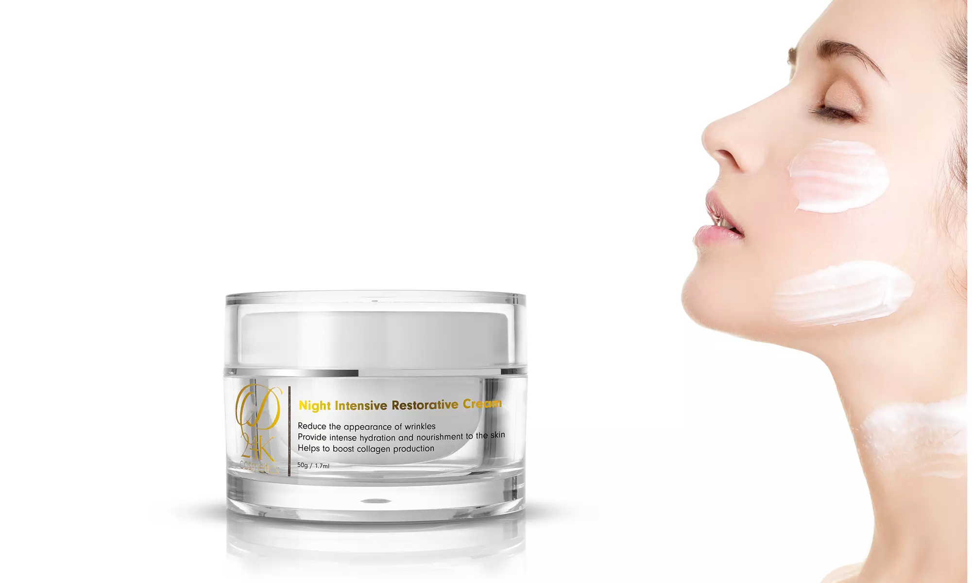 D24K Night Intensive Restorative Cream - Primary Image