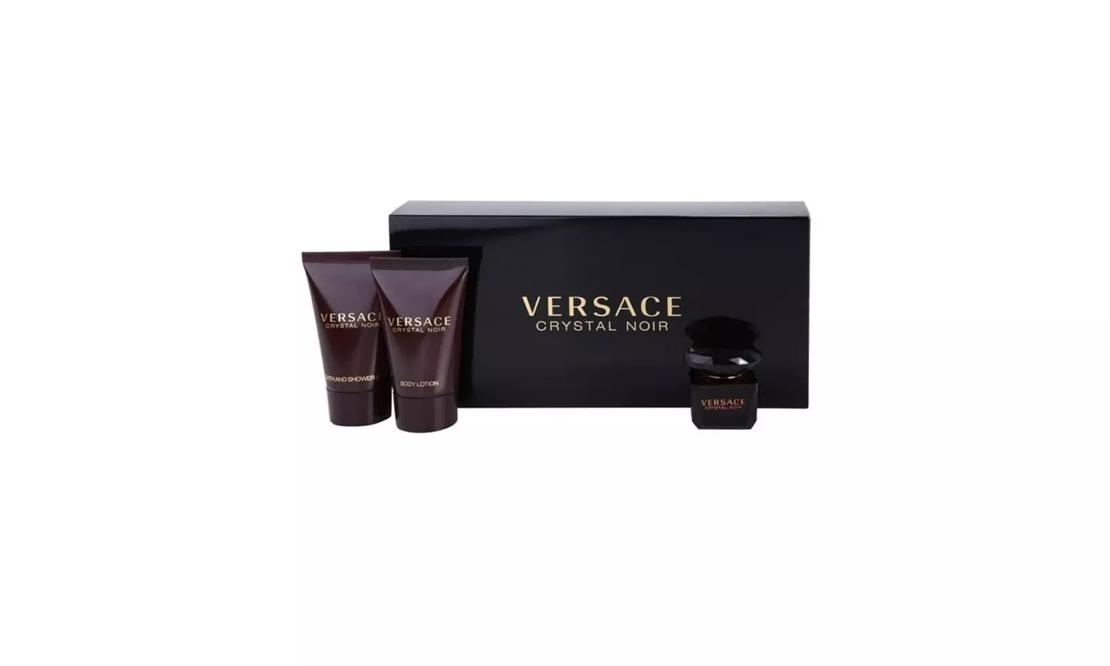 Versace Crystal Noir Eau de Toilette 3 Piece MINI Gift Set for Women